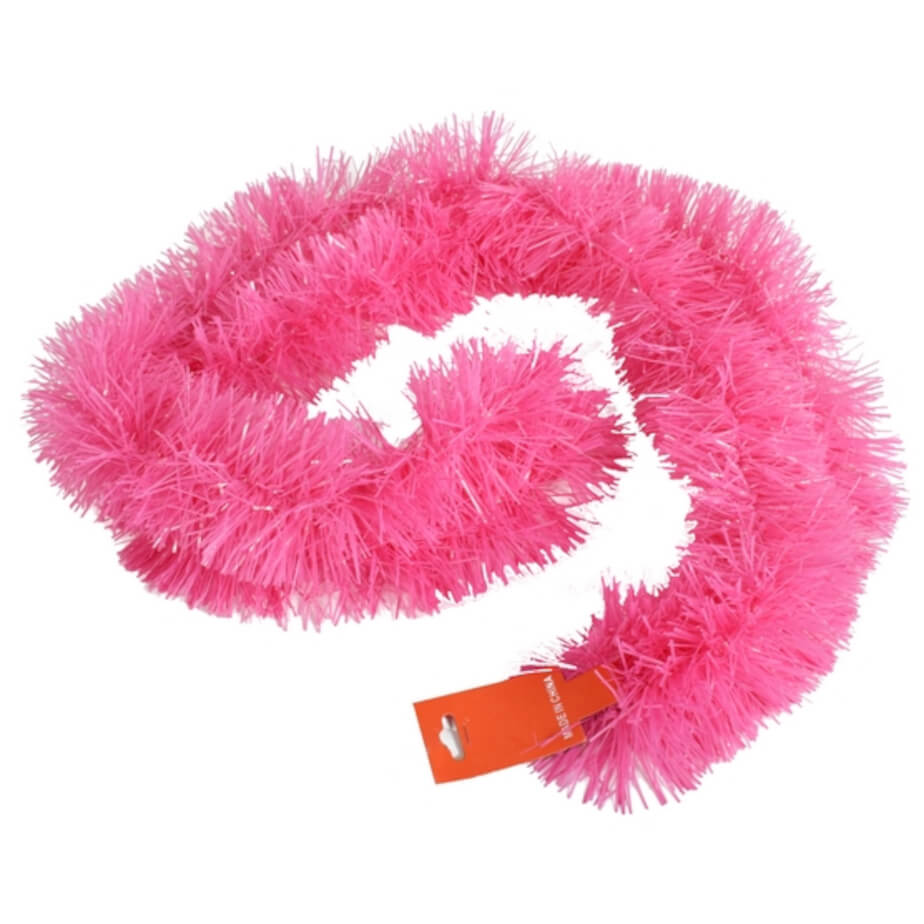Pink Tinsel Garland - Main
