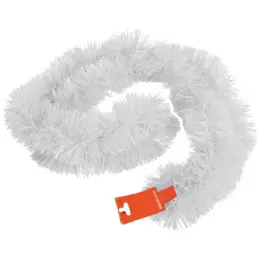 White Tinsel Garland - Main
