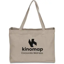 Okiyo Subarashi Recycled Canvas Tote - Stone Main Image