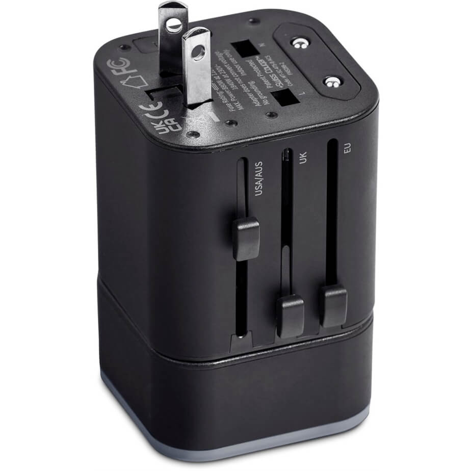 Swiss Cougar Frankfurt World Travel Adaptor USA AUS