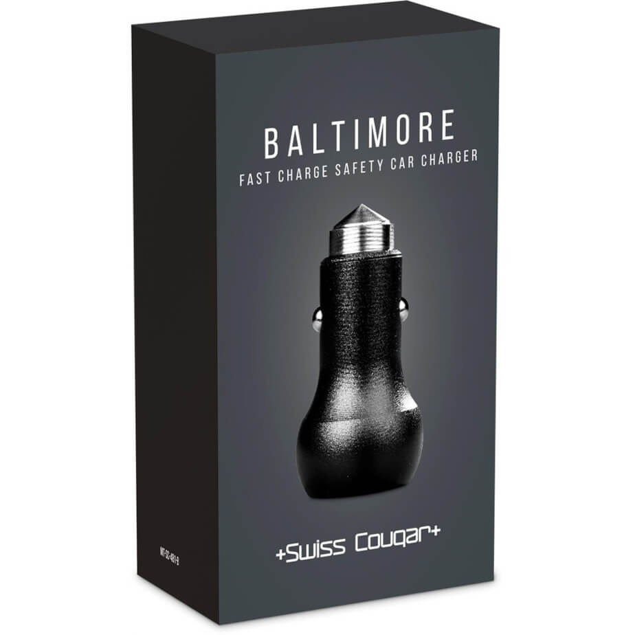 Swiss Cougar Baltimore 2-in-1 Fast Car Charger & Tool Box
