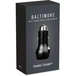 Swiss Cougar Baltimore 2-in-1 Fast Car Charger & Tool Box