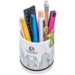 Altitude Mural Sublimation Ceramic Stationery Cup Branded Display