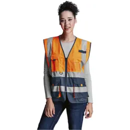 Barron Cue Safety Vest Model Image