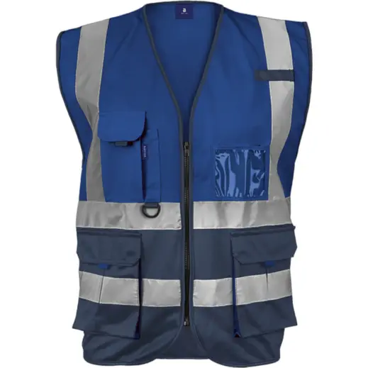 Barron Cue Safety Vest Navy-Royal