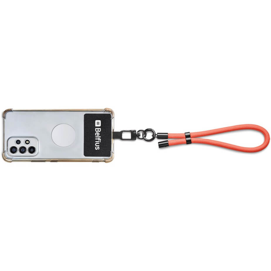 Altitude Fusion Crossbody & Wrist Phone Strap Set in Pouch - Wrist Phone Coral