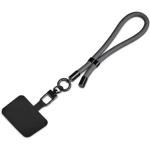 Altitude Fusion Crossbody & Wrist Phone Strap Set in Pouch - Wrist Grey