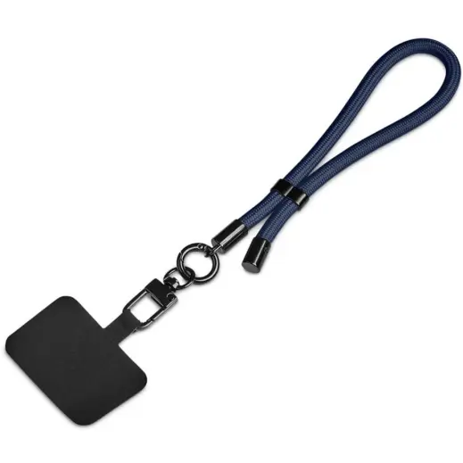 Altitude Atlier Wrist Phone Strap in Pouch - Navy Unbranded Strap