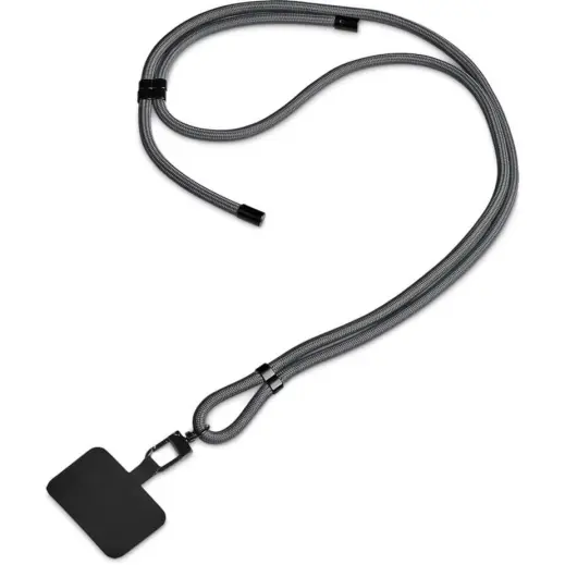 Altitude Resort Crossbody Phone Strap in Pouch - Grey Strap