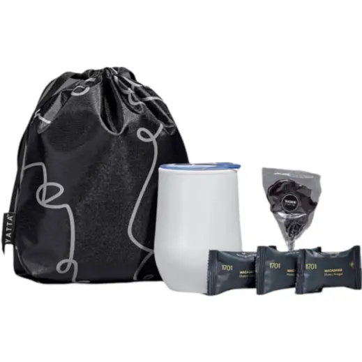 Yatta Snug Surprise Hamper Solid White