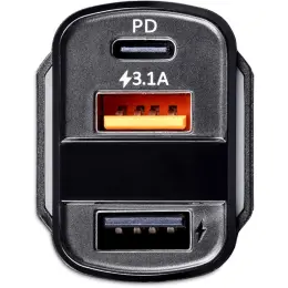 Swiss Cougar Monza 3-in-1 Fast Car Charger - Back