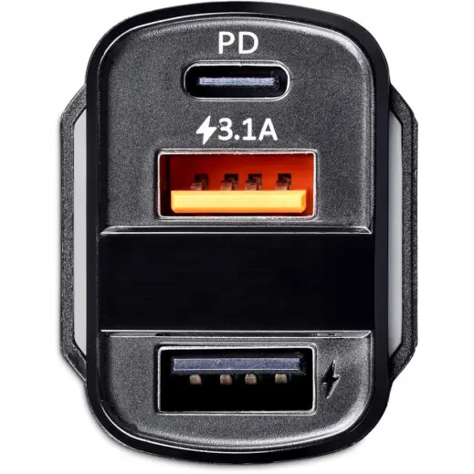 Swiss Cougar Monza 3-in-1 Fast Car Charger - Back