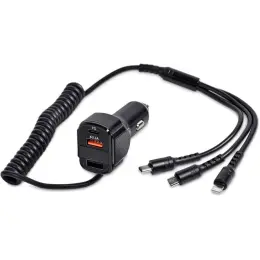 Swiss Cougar Monza 3-in-1 Fast Car Charger - Extra