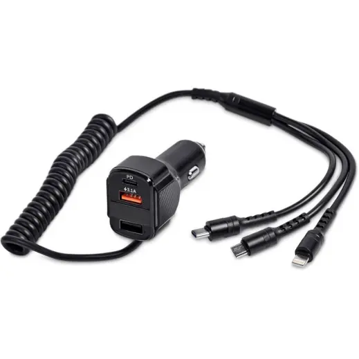 Swiss Cougar Monza 3-in-1 Fast Car Charger - Extra