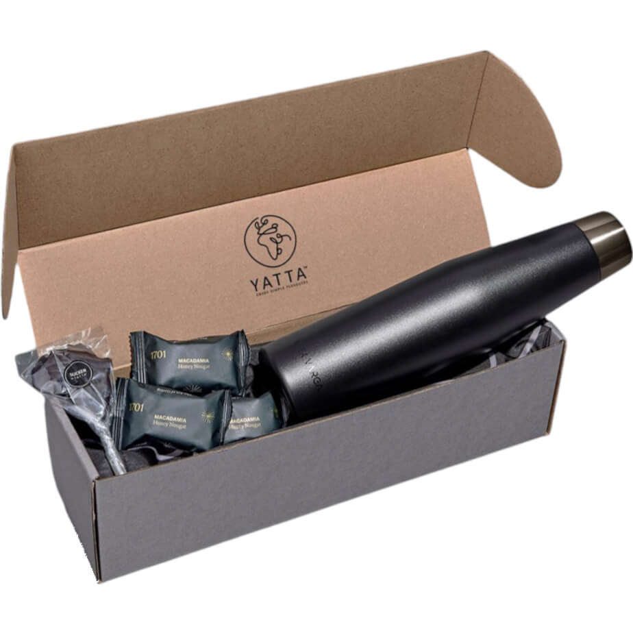 Yatta Subtly Stylish Hamper Gun Metal Gift Box