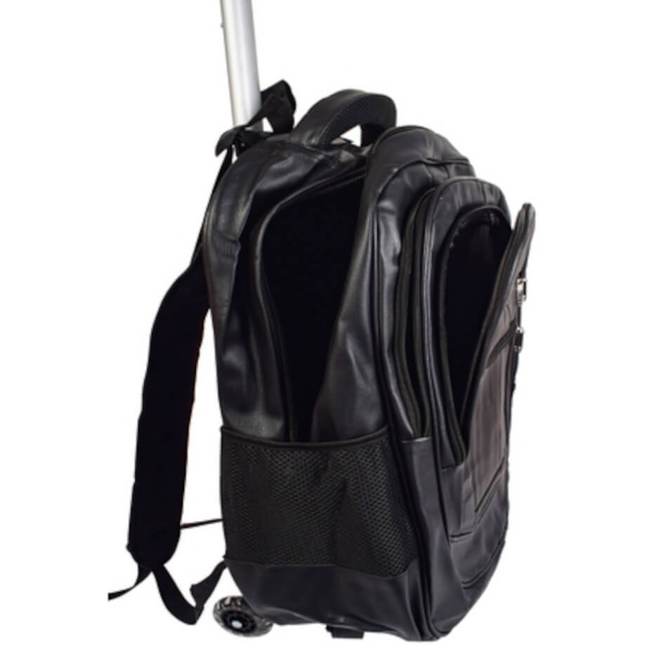 Detachable Trolley Laptop Backpack Side