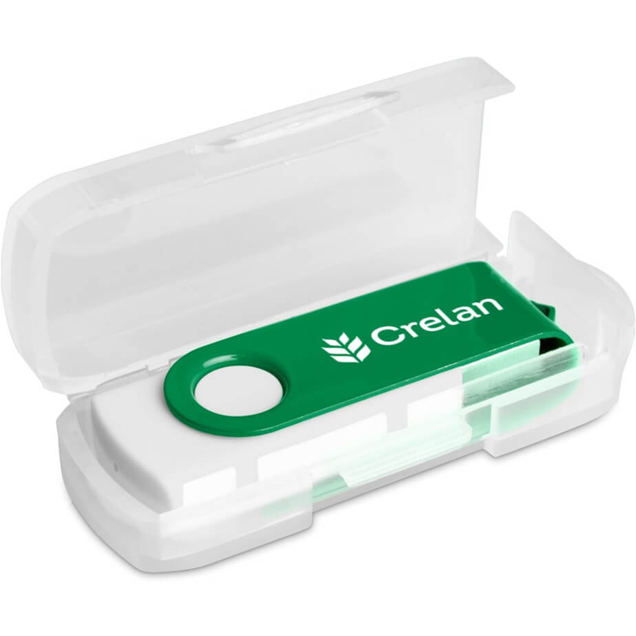 Altitude Axis Gyro White Flash Drive Case