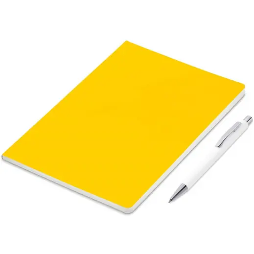 Altitude Mills Notebook & Pen Set Yellow Unbranded