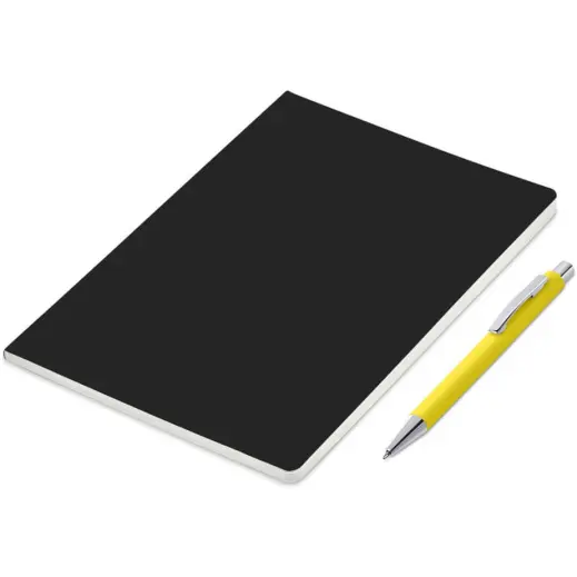 Altitude Perry Notebook & Pen Set Yellow.