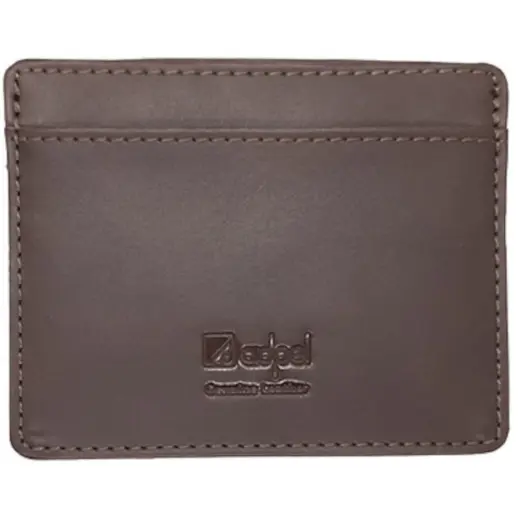 Dakota Genuine Leather Card Holder Brown Back