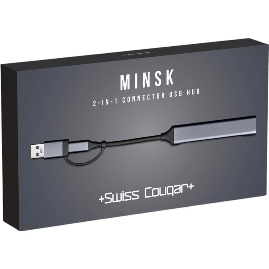 Swiss Cougar Minsk 2-in-1 Connector USB Hub Gift Box