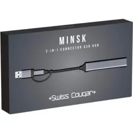 Swiss Cougar Minsk 2-in-1 Connector USB Hub Gift Box