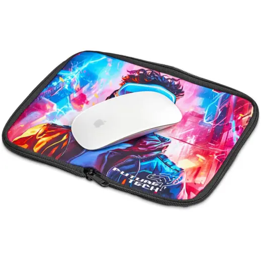 Hoppla Dinky Neoprene Mouse Pad Pouch Branded