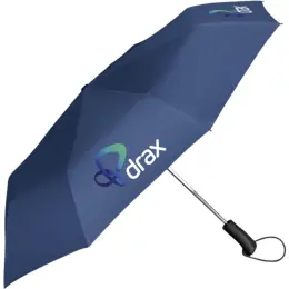 Whimsical Auto-Open Compact Umbrella Navy Image