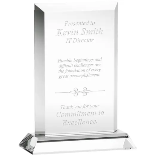 Prestige Award Front Branded