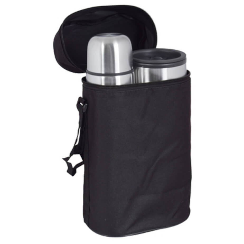 Thermal Flask and Mug Set In Bag