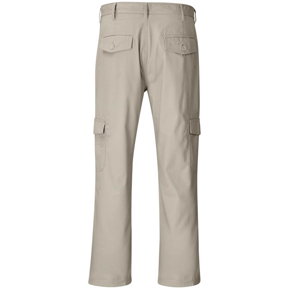 Mens Cargo Pants Stone Back