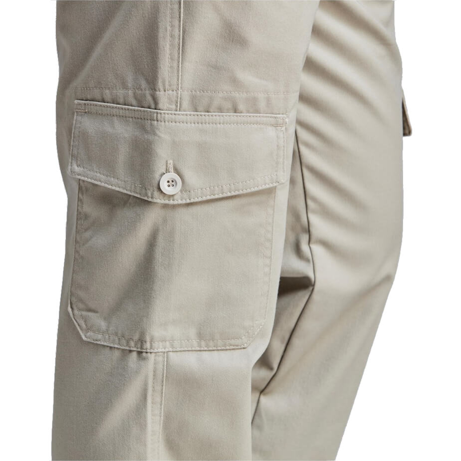 Mens Cargo Pants Stone Pocket