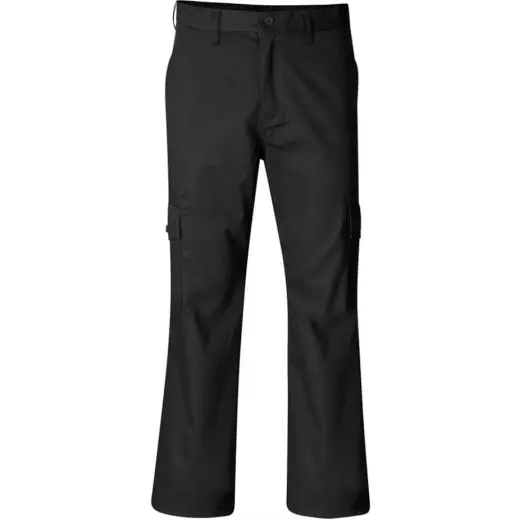 Mens Cargo Pants Black Front