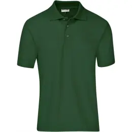 Kids Basic Pique Golf Shirt Dark Green