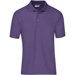 Kids Basic Pique Golf Shirt Purple