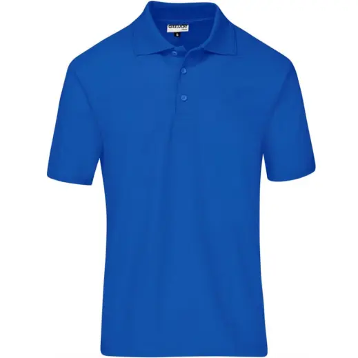 Kids Basic Pique Golf Shirt Royal Blue