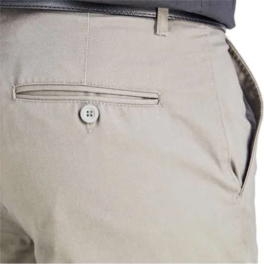 Mens Chino Pants Stone Pocket