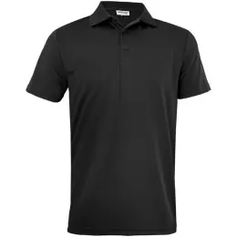 Mens Pro Golf Shirt Black Front