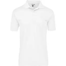 Mens Pro Golf Shirt White Front