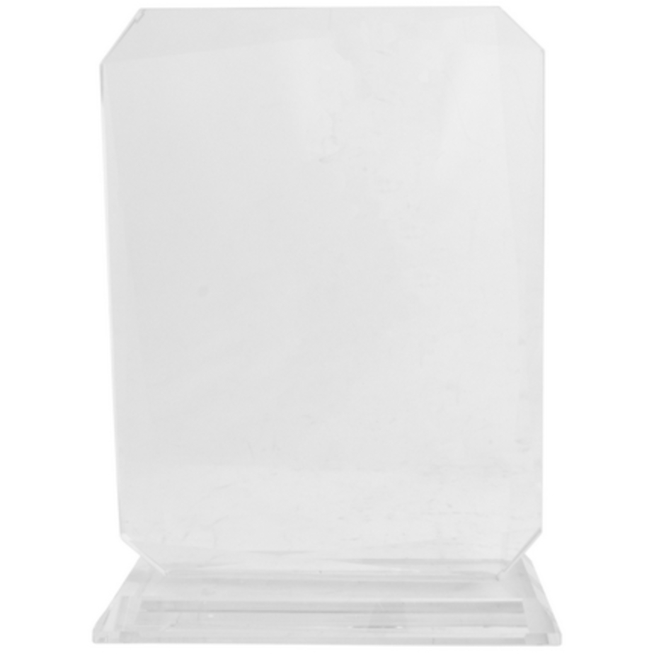 Rectangle Crystal Trophy Front