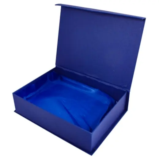 Rectangle Crystal Trophy Gift Box Open