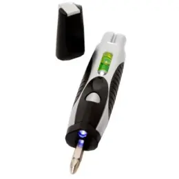 Torch Screwdriver Silver-Black Open Image
