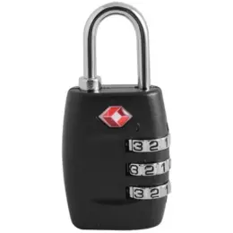 TSA Combination Lock Black Front