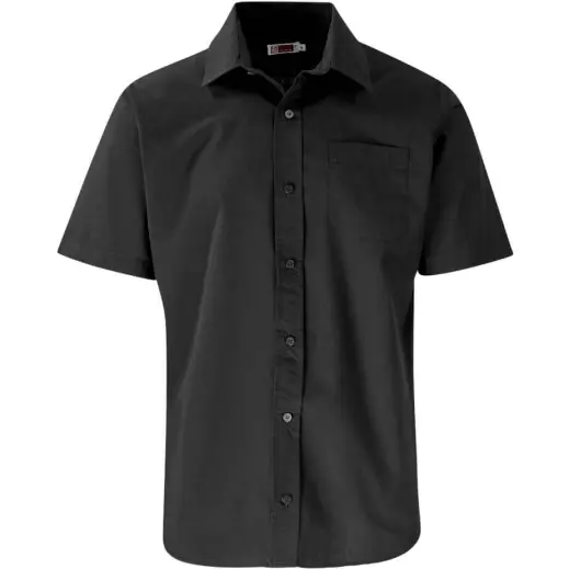 princess polly baby blue dress Black Short Sleeve Performance Dress Shirt | Black Short Sleeve Performance Dress  Shirt main image 1