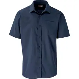 Mens Short Sleeve Kensington Shirt Navy