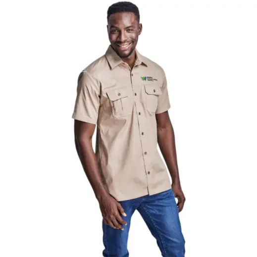 Mens Short Sleeve Wildstone Shirt Model New