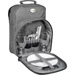 Avenue 2-Person Picnic Backpack Cooler Open Image