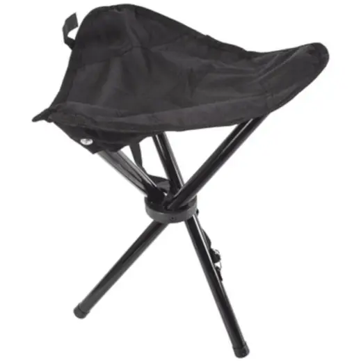 Tripod Stool Black Angle