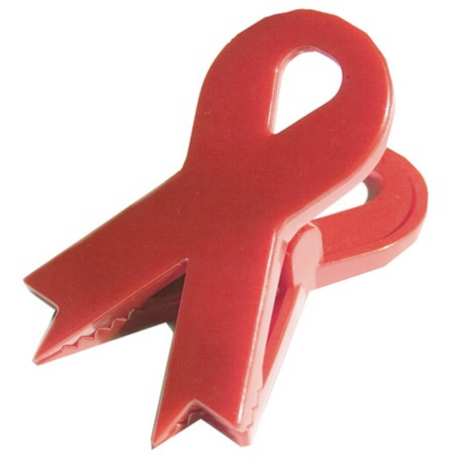 Ribbon Magnet Clip Red Top