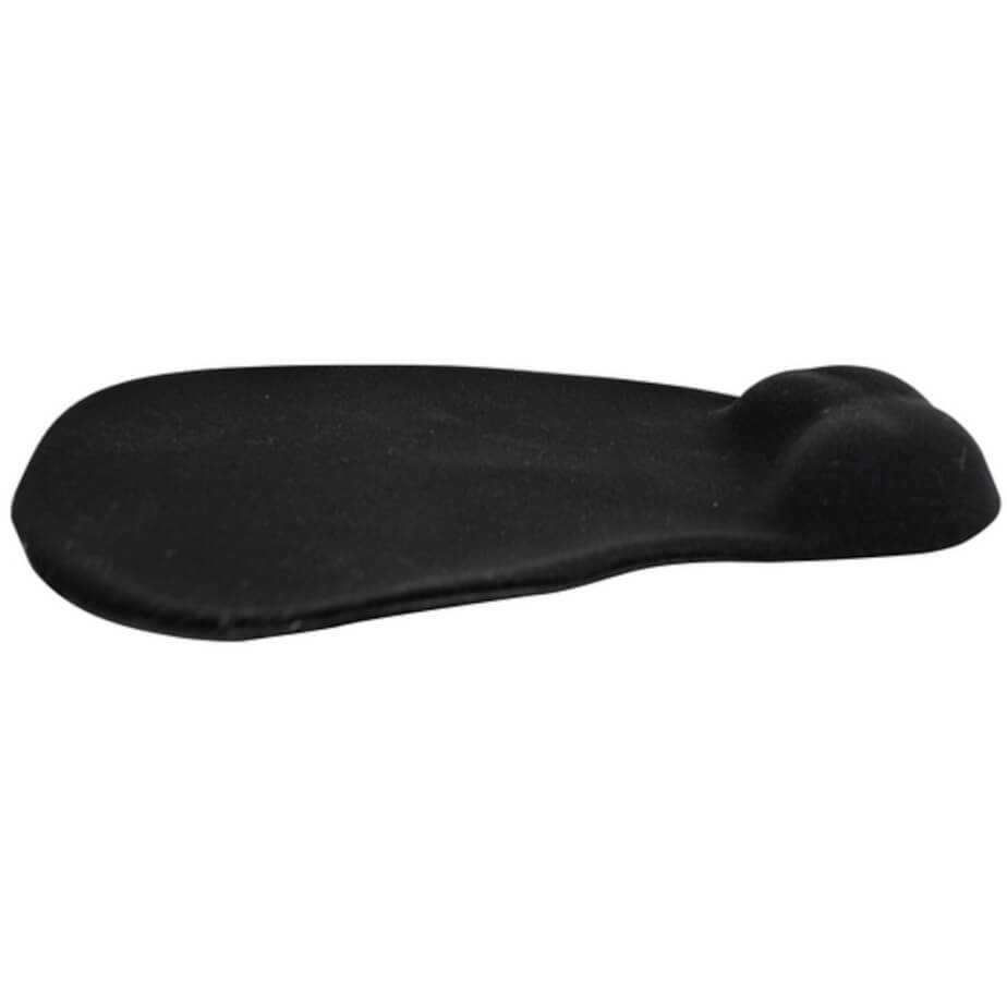 Mousepad with Gel Wrist Support Black Side